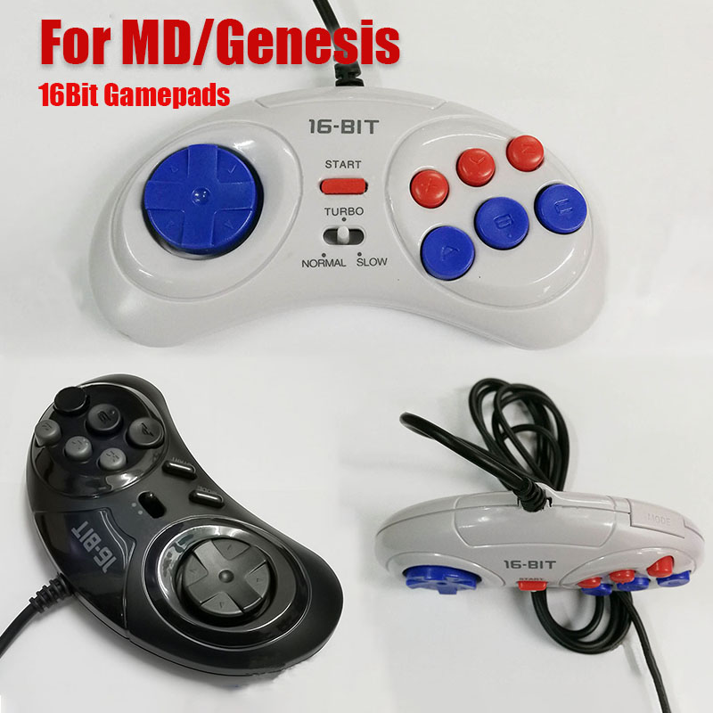 Gaming Console Genesis - 1PC 16비트 9핀 미니 휴대용 게임