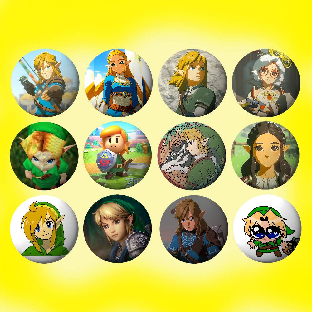 Gaming Console Zelda - 게임 티-젤다의 전설-에이스 배지 틴플레이트 소프트
