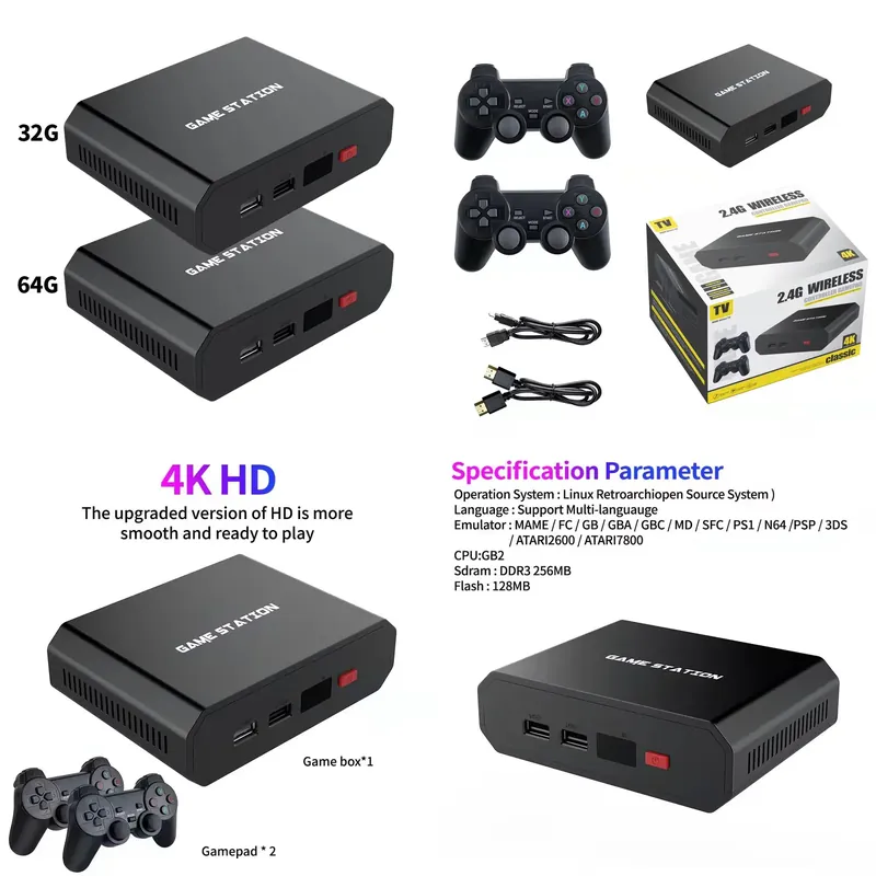 Gaming Consoles - M8plus HD 비디오 게임 콘솔 박스
