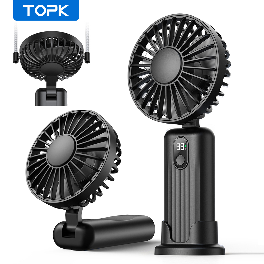 Gaming Console K36 - TOPK 휴대용 미니 팬, 2400mAh USB