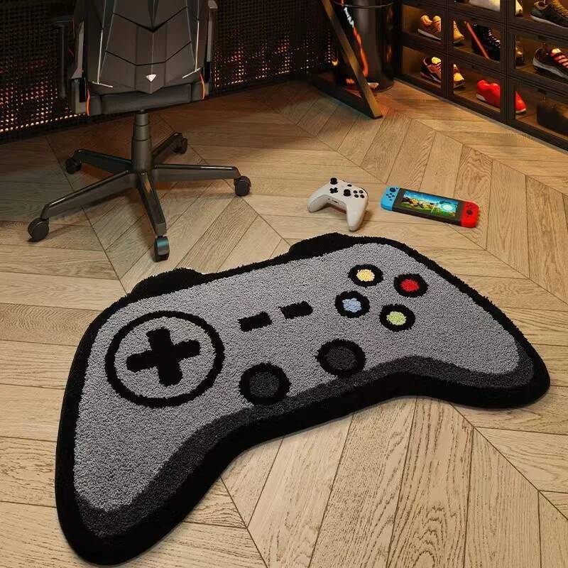 Gaming Console Cartoon - 게임 컨트롤러 콘솔 모양 카펫, 창의적인