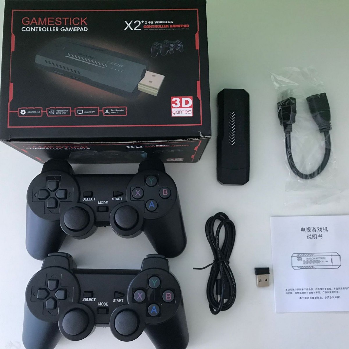 Gaming Console X2 - X2 레트로 비디오 게임 콘솔 2.4G