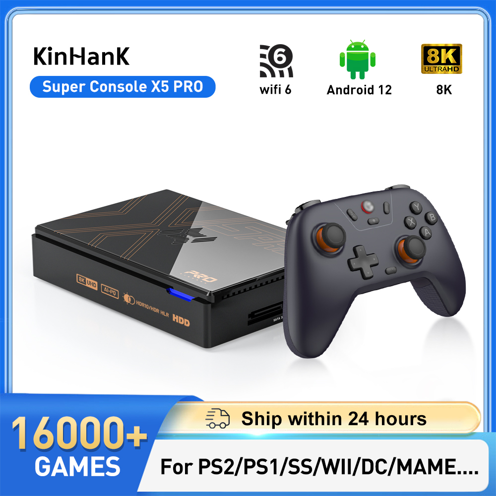 킨한크 슈퍼 콘솔 X5 PRO 레트로 비디오 게임 콘솔 - Gaming Console Gs5 리뷰 및 가격