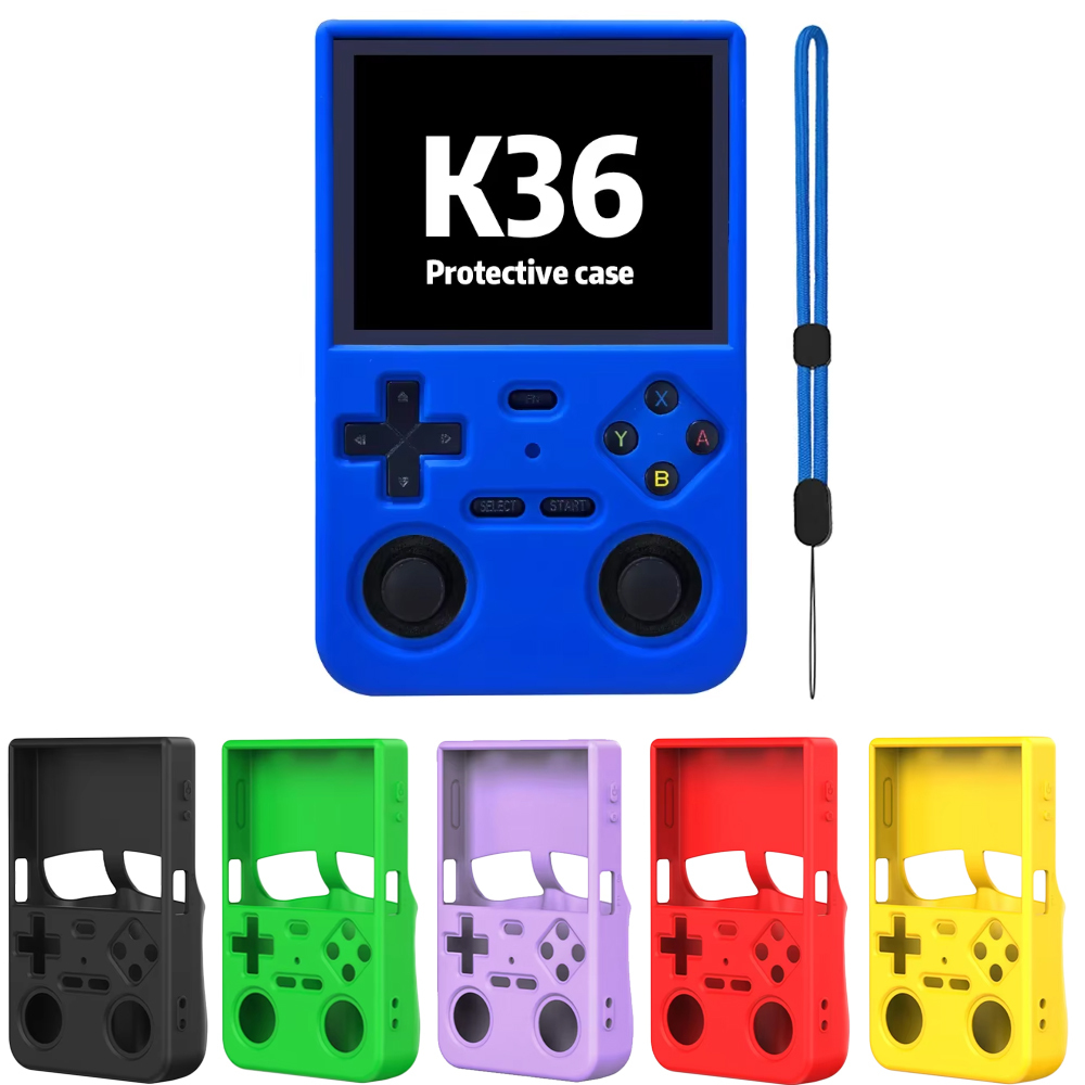 K36 휴대용 게임 콘솔용 실리콘 보호 케이스 긁힘 방 - Gaming Console K36 리뷰 및 가격