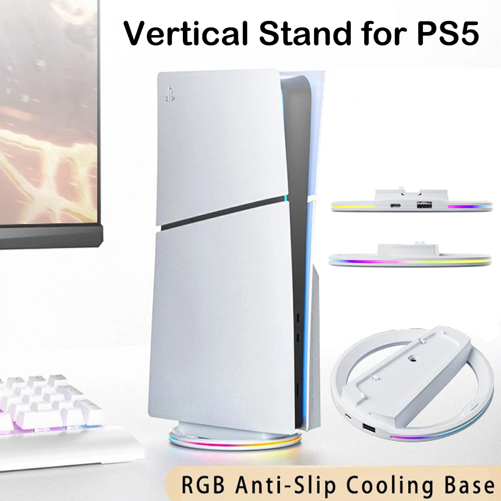 PS5/PS5 슬림 쿨링 베이스 RGB 수직 게임 콘솔 - Sony Console Ps5 Slim 리뷰 및 가격