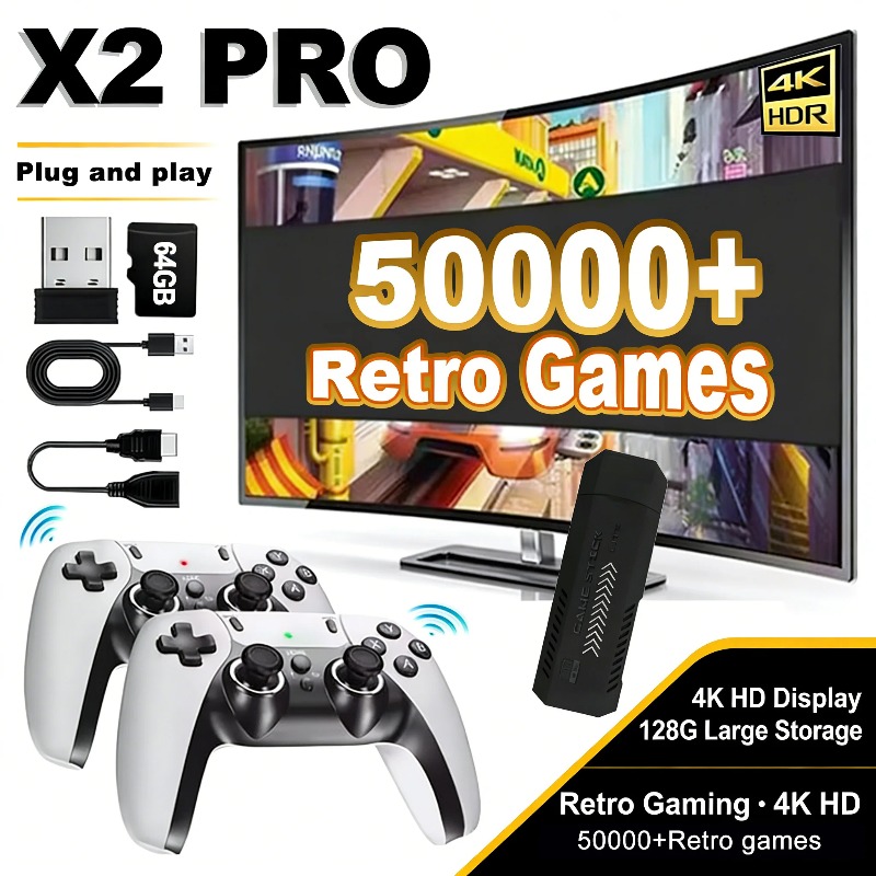 X2 Pro 비디오 게임 콘솔은 5만 개 이상의 레트로 - Gaming Console X2 리뷰 및 가격