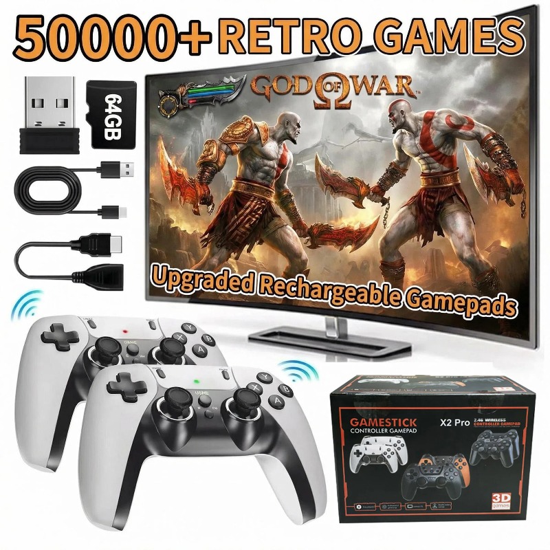 X2 Pro 비디오 게임 콘솔은 5만 개 이상의 레트로 - Gaming Console X2 리뷰 및 가격