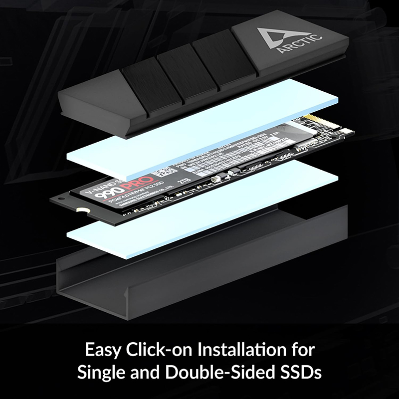 M.2 2280 SSD용 ARCTIC M2 Pro 블랙 - Gaming Console For Pc 리뷰 및 가격