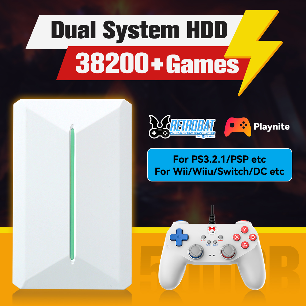 Retrobat&Playnite 시스템 HDD 레트로  - Gaming Console Gs5 리뷰 및 가격