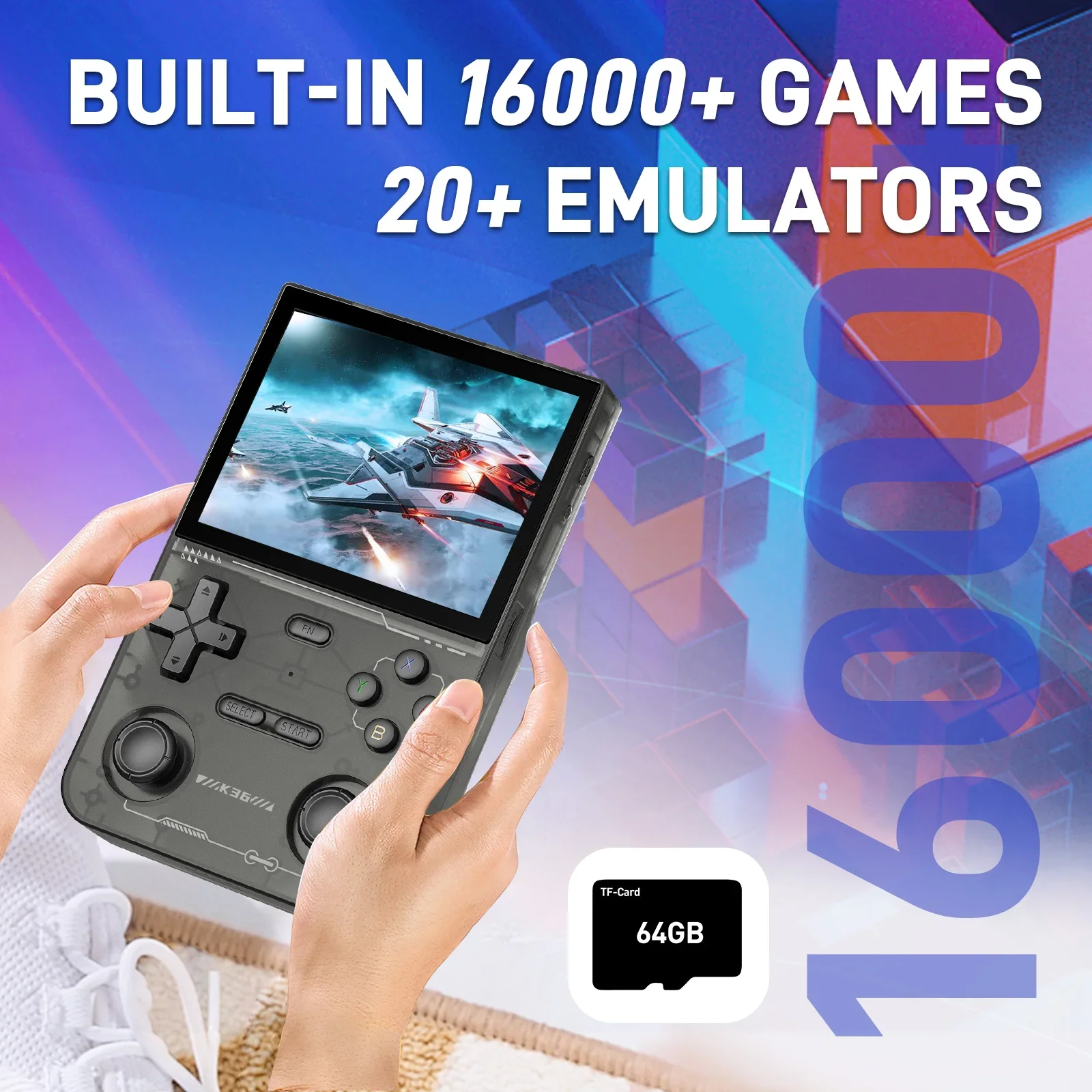 GAMINJA K36 3.5인치 IPS 스크린 휴대용  - Gaming Console K36 리뷰 및 가격