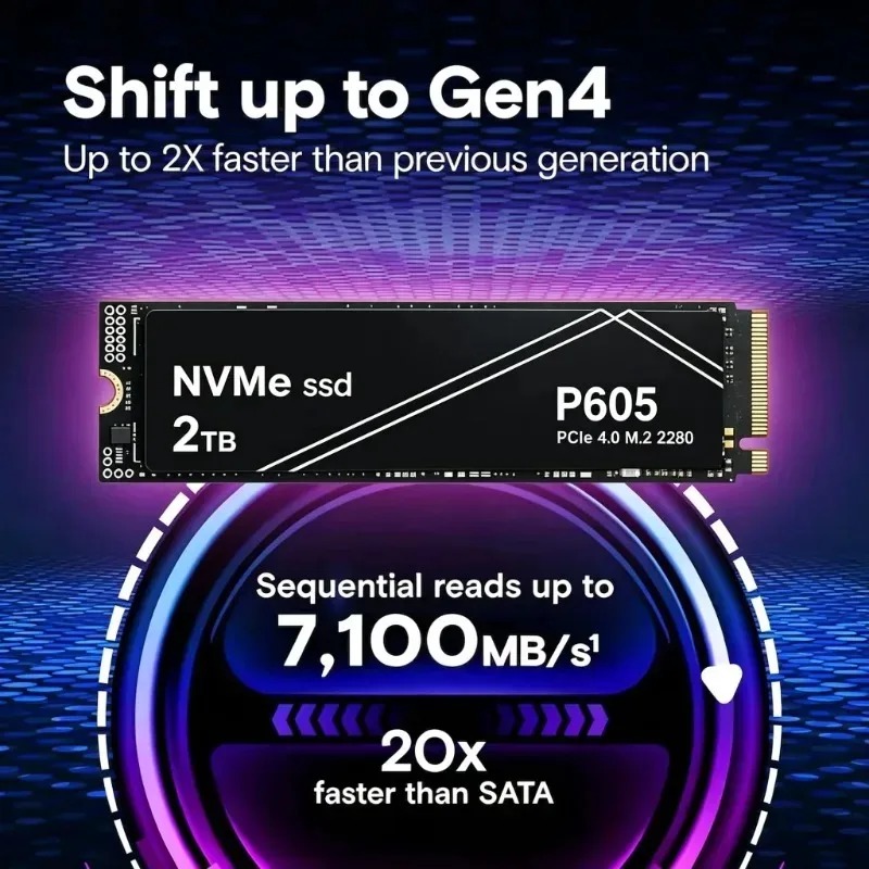 고속 2026 핫 세일 신제품 P605 NVMe PCI - Gaming Console Driving 리뷰 및 가격
