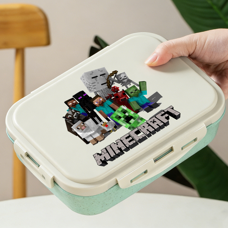 Minecrafted 도시락 상자 게임 피크닉 음식 용 - Gaming Console With Minecraft 리뷰 및 가격