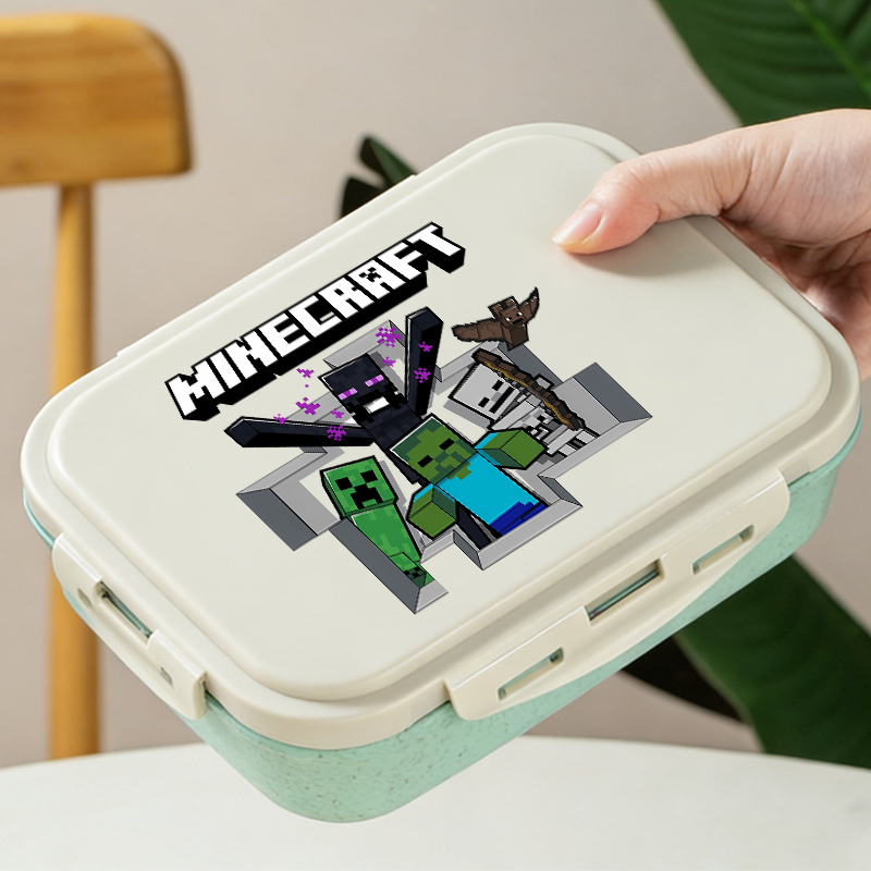 Minecrafted 도시락 상자 게임 피크닉 음식 용 - Gaming Console With Minecraft 리뷰 및 가격