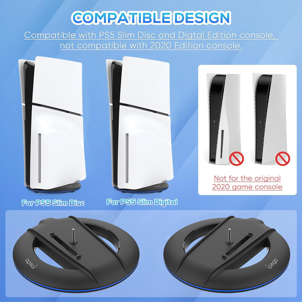 PS5 슬림 콘솔 디스크 및 디지털 에디션용 수직 스탠 - Gaming Console Holder 리뷰 및 가격