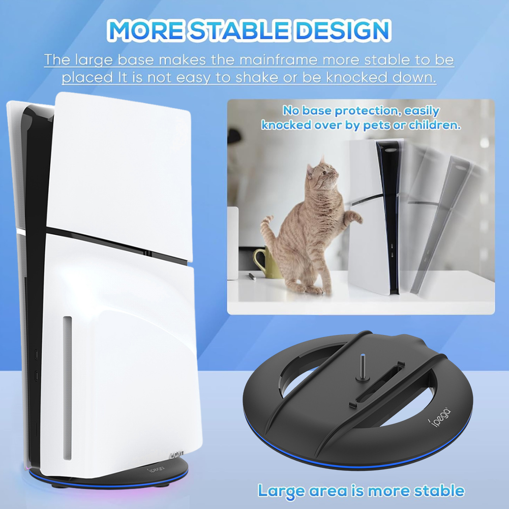 PS5 슬림 콘솔 디스크 및 디지털 에디션용 수직 스탠 - Gaming Console Holder 리뷰 및 가격