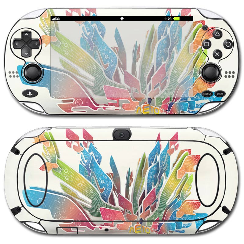 세련된 디자인 비닐 데칼 스킨 스티커, PSP Vita - Gaming Console Cartoon 리뷰 및 가격