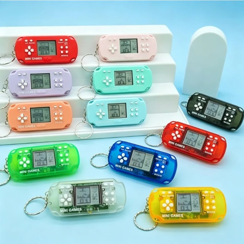 키체인 비디오 게임 미니 휴대용 게임 콘솔 백팩 키체인 - Gaming Console Old School 리뷰 및 가격