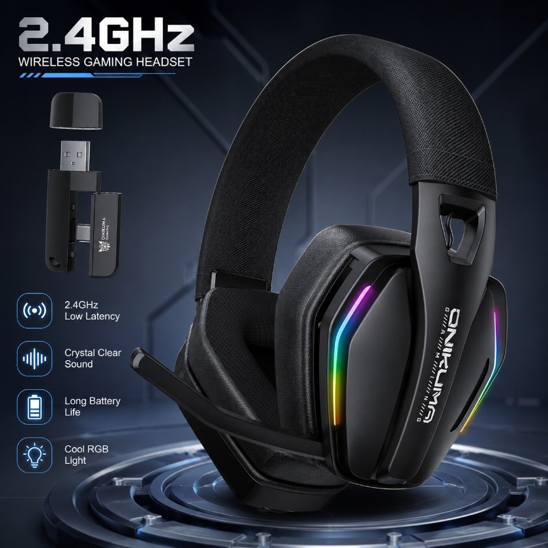 ONIKUMA GT826 무선 게임용 헤드셋 블루투스  - Gaming Console Amazon 리뷰 및 가격