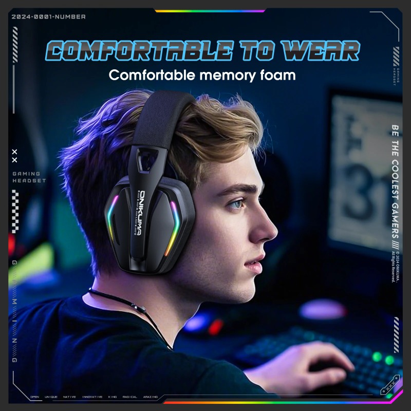 ONIKUMA GT826 무선 게임용 헤드셋 블루투스  - Gaming Console Amazon 리뷰 및 가격