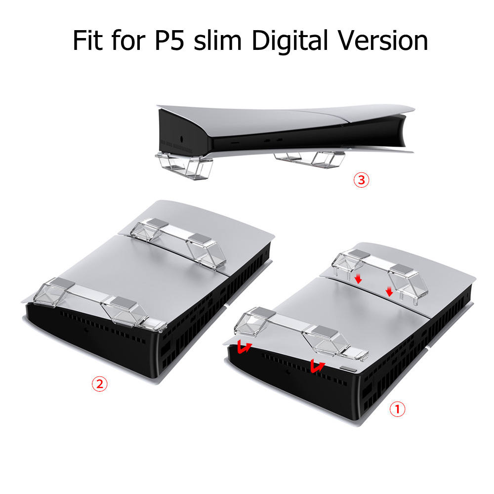 PS5 슬림 디지털 디스크 게임 콘솔용 수평 스탠드,  - Gaming Console Holder 리뷰 및 가격