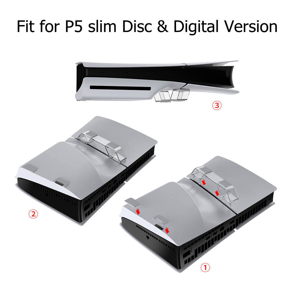 PS5 슬림 디지털 디스크 게임 콘솔용 수평 스탠드,  - Gaming Console Holder 리뷰 및 가격